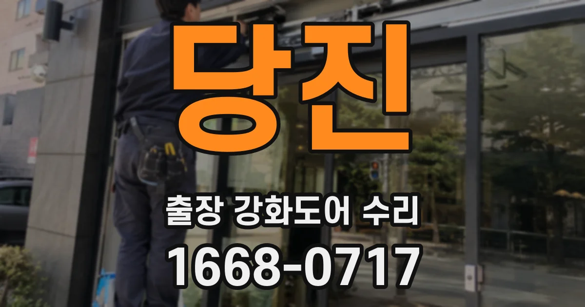 당진 출장 강화도어 수리