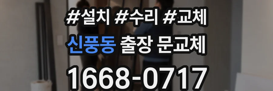 신풍동 출장 문교체