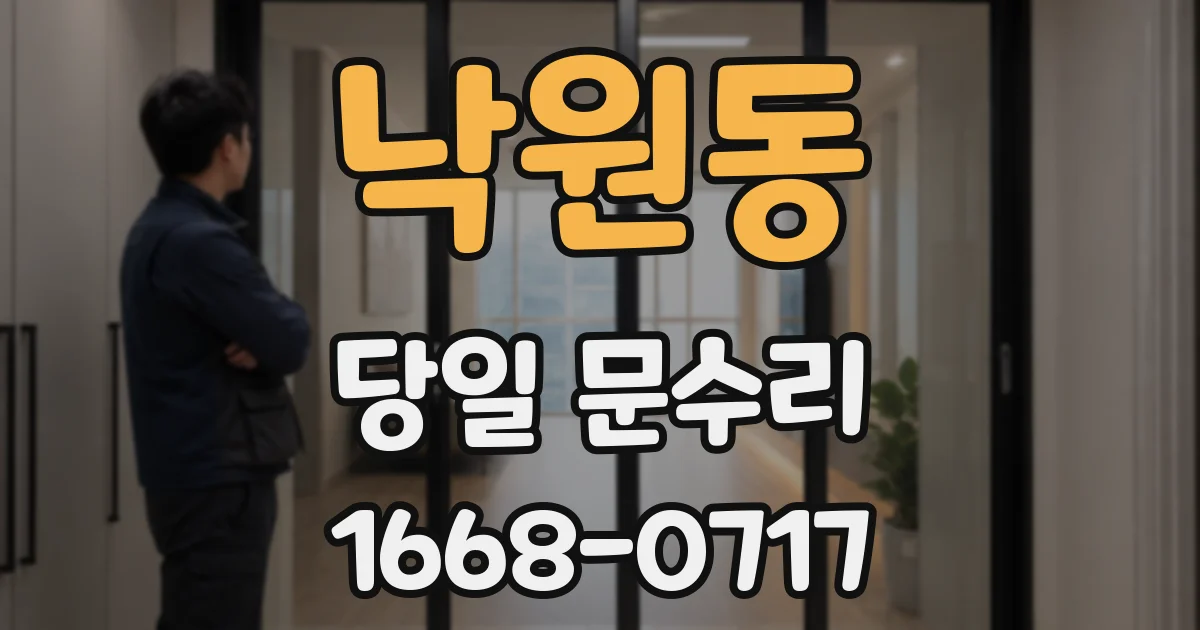 낙원동 당일 문수리
