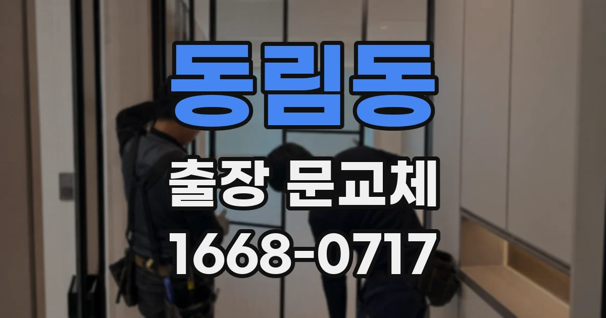 동림동 출장 문교체