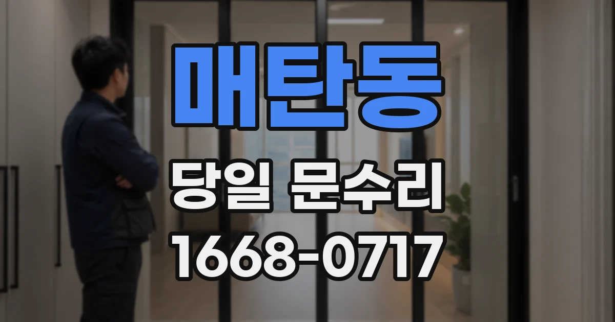 매탄동 당일 문수리