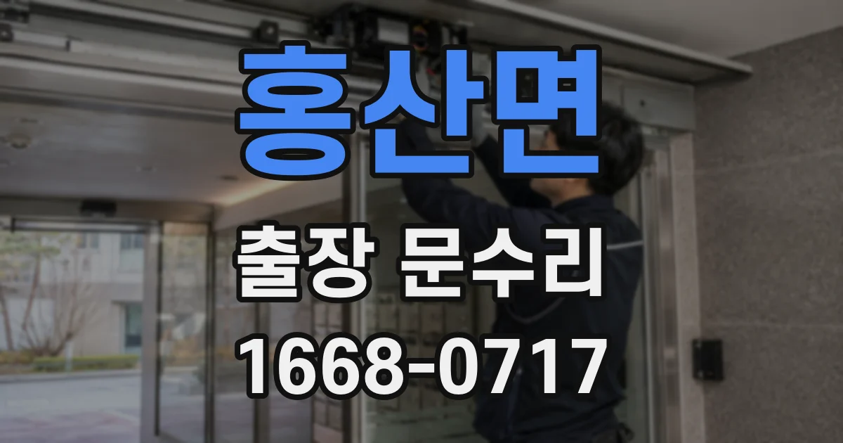홍산면 출장 문수리