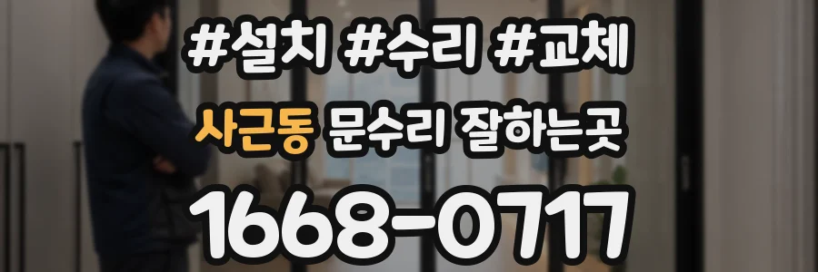 사근동 문수리 잘하는곳