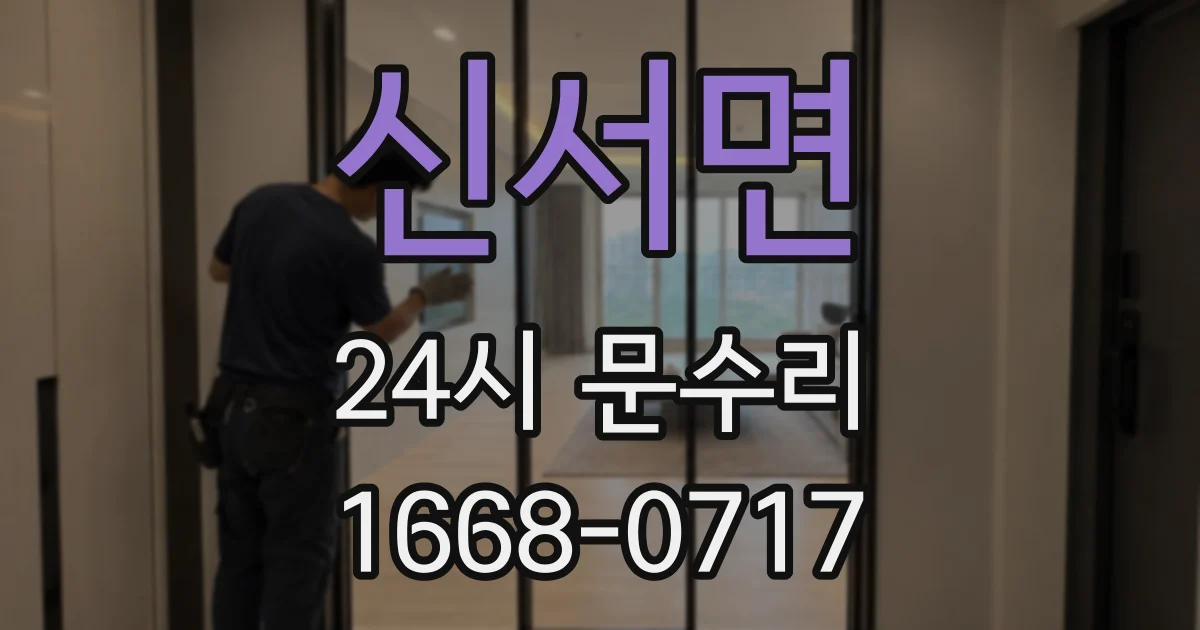 신서면 24시 문수리