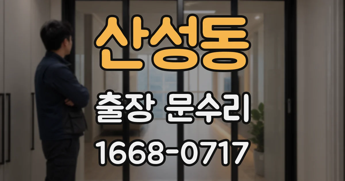 산성동 출장 문수리