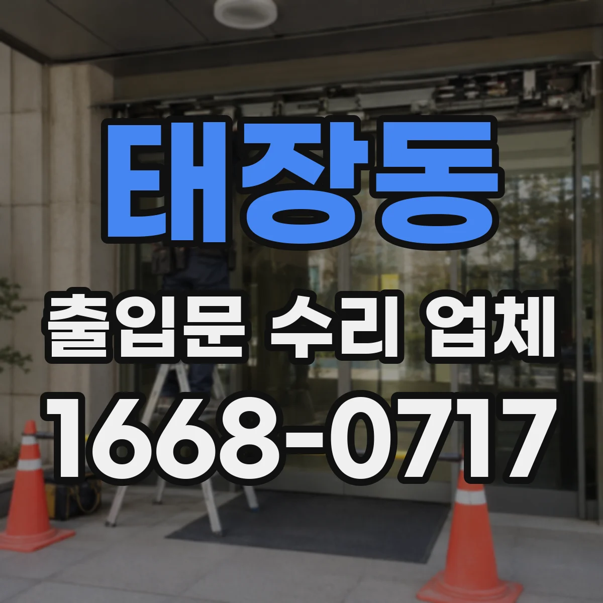 태장동 출입문 수리 업체