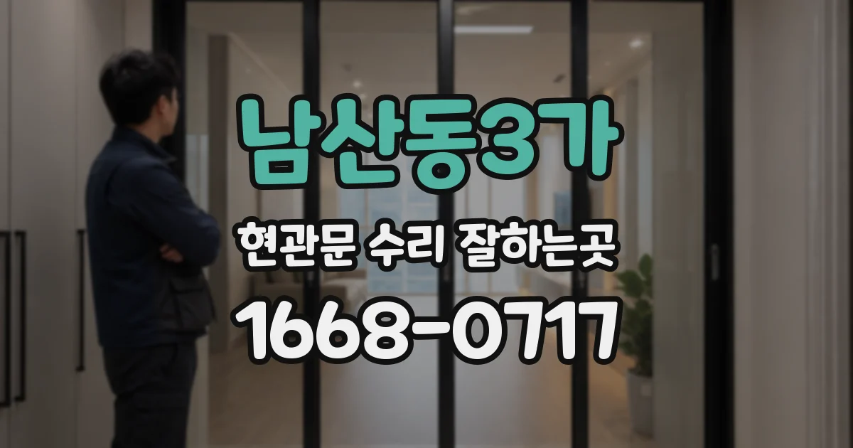 남산동3가 현관문 수리 잘하는곳