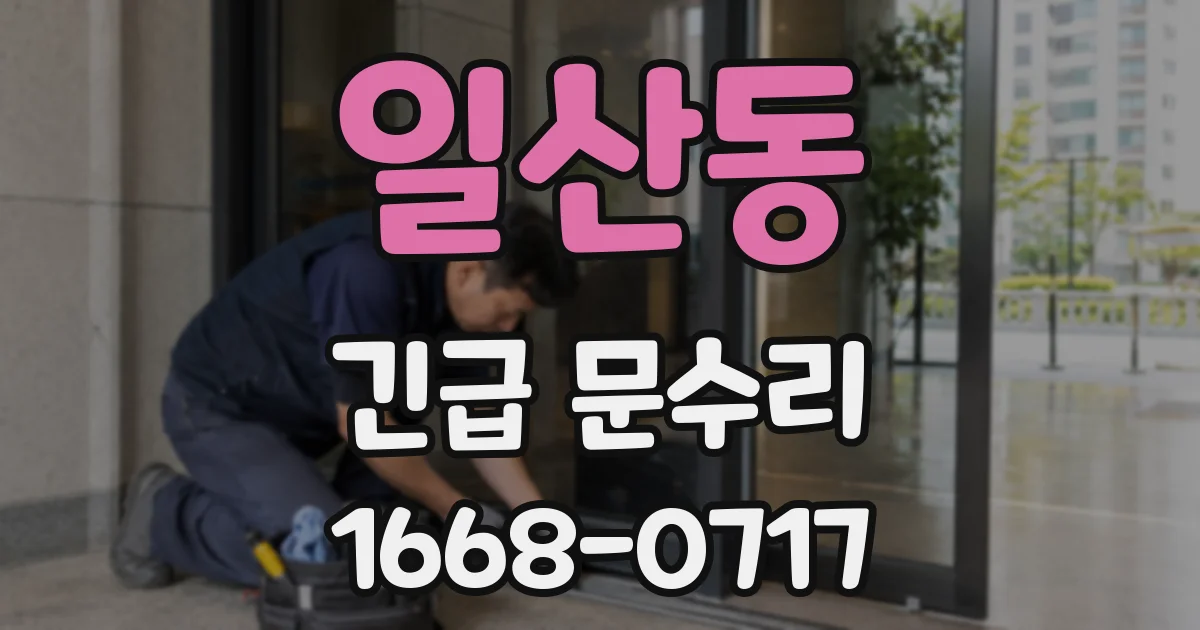 일산동 긴급 문수리