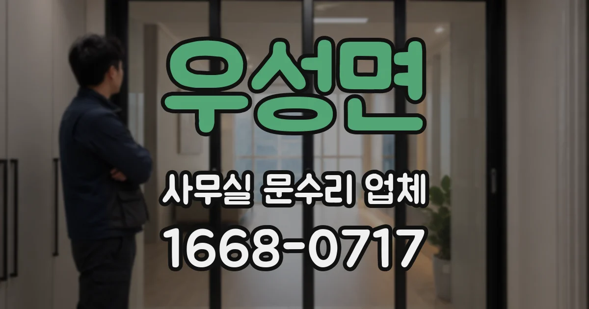 우성면 사무실 문수리 업체