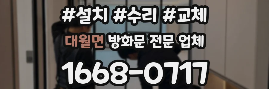 대월면 방화문 전문 업체