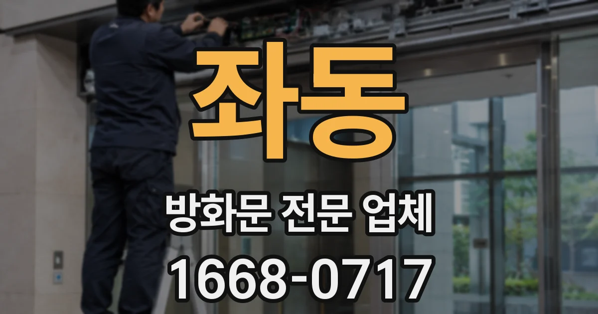 좌동 방화문 전문 업체