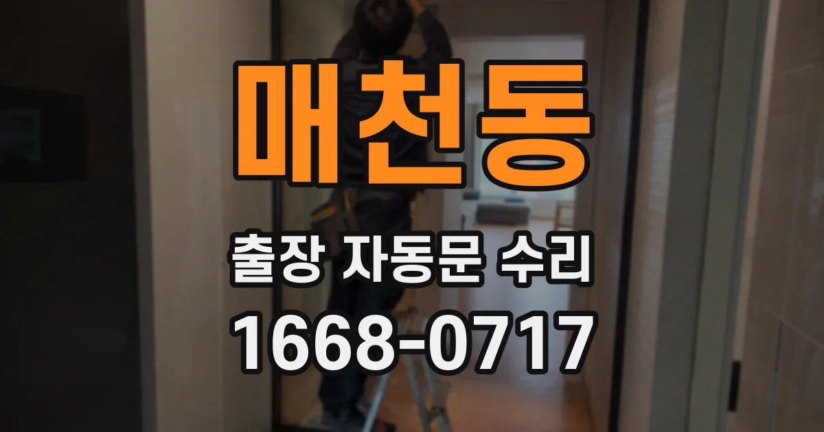 매천동 출장 자동문 수리
