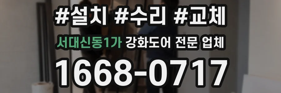 서대신동1가 강화도어 전문 업체