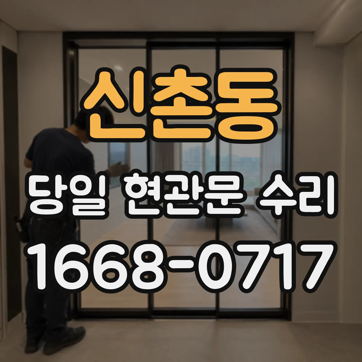신촌동 당일 현관문 수리