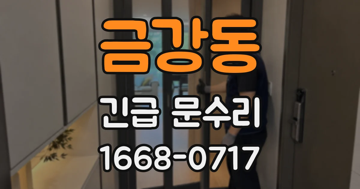 금강동 긴급 문수리