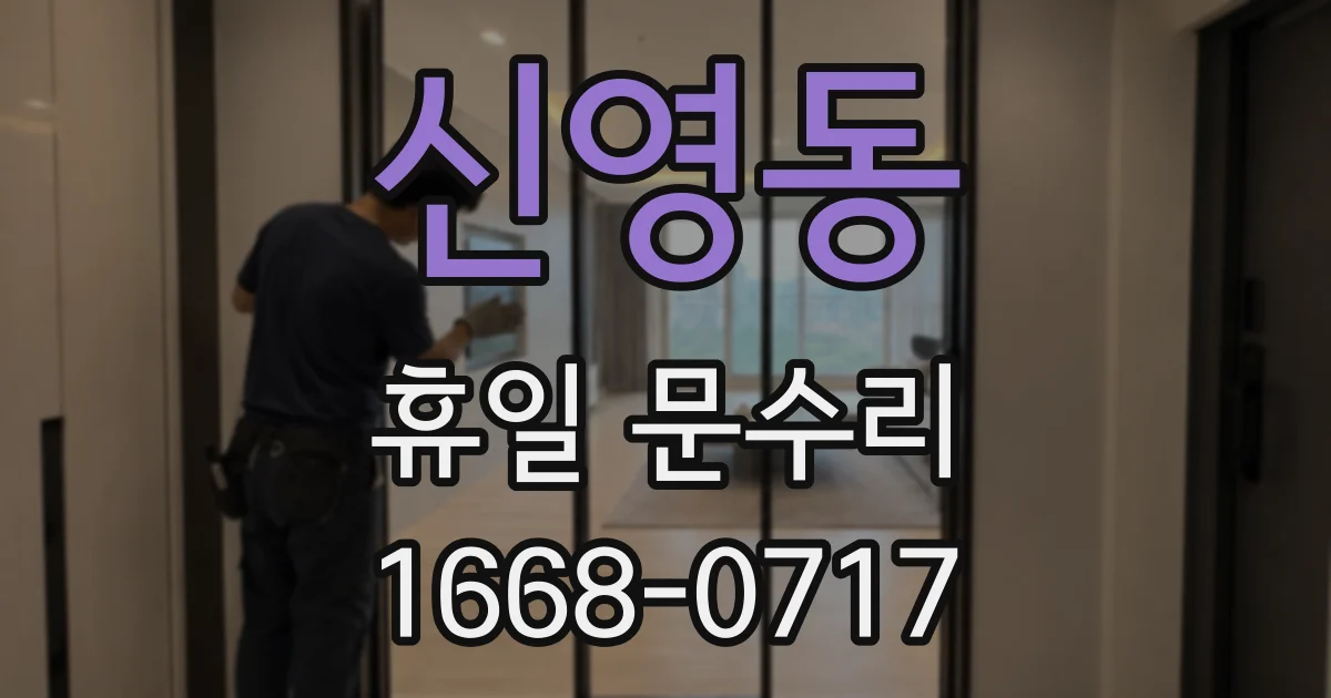 신영동 휴일 문수리