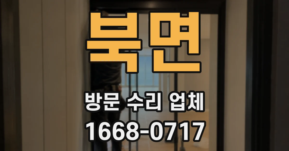 북면 방문 수리 업체