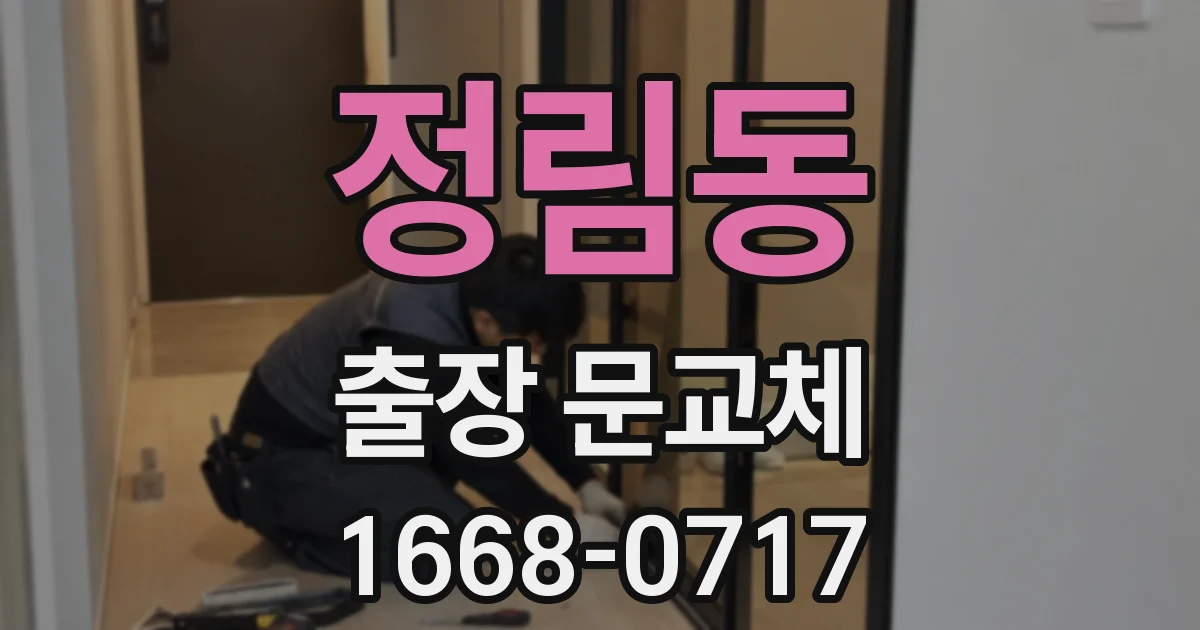 정림동 출장 문교체