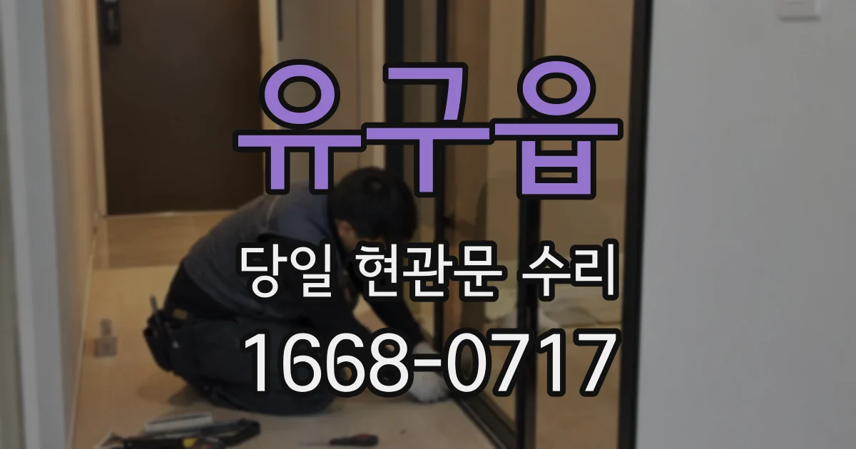 유구읍 당일 현관문 수리