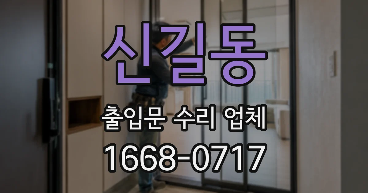 신길동 출입문 수리 업체