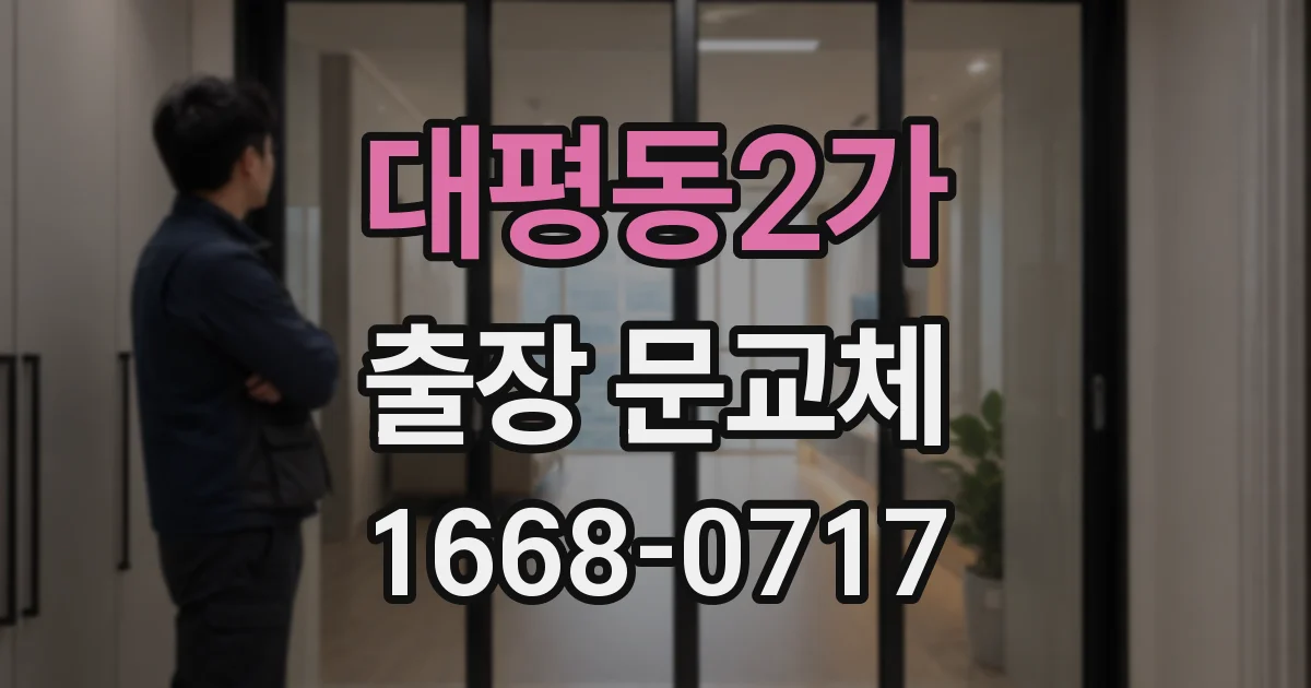 대평동2가 출장 문교체