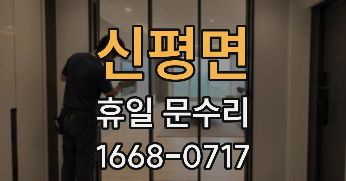 신평면 휴일 문수리