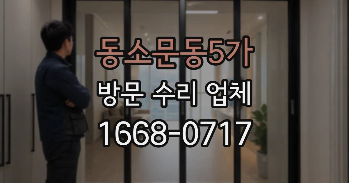 동소문동5가 방문 수리 업체