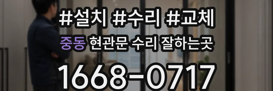 중동 현관문 수리 잘하는곳