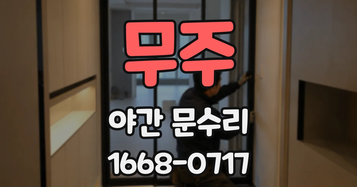 무주 야간 문수리