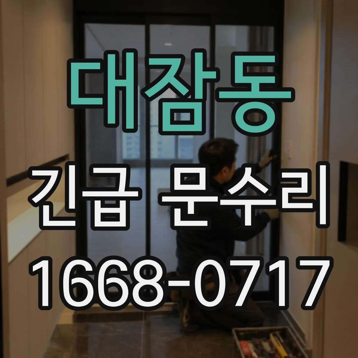 대잠동 긴급 문수리