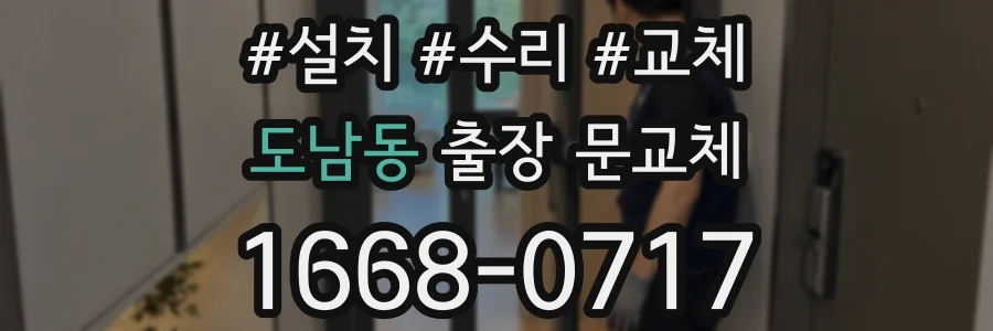 도남동 출장 문교체