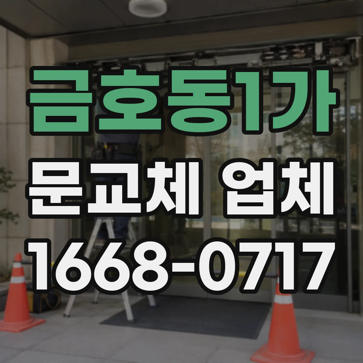 금호동1가 문교체 업체