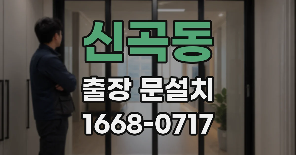 신곡동 출장 문설치