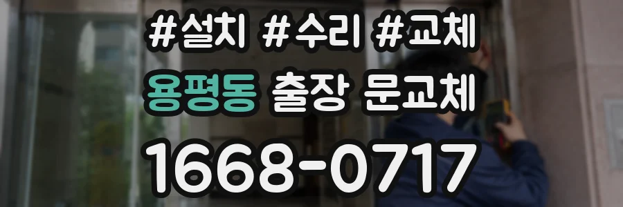 용평동 출장 문교체
