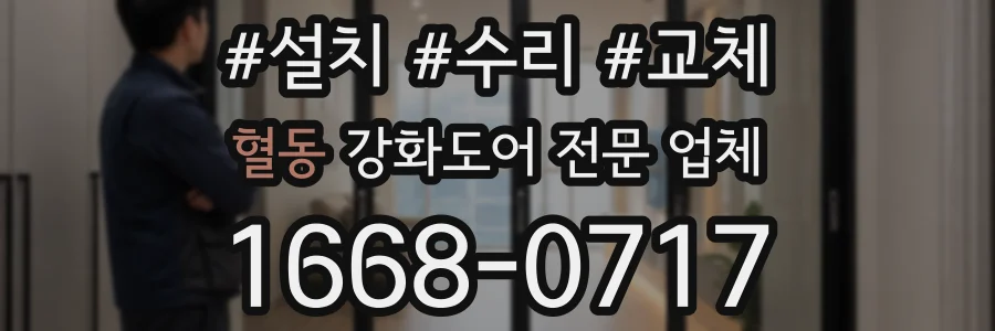 혈동 강화도어 전문 업체