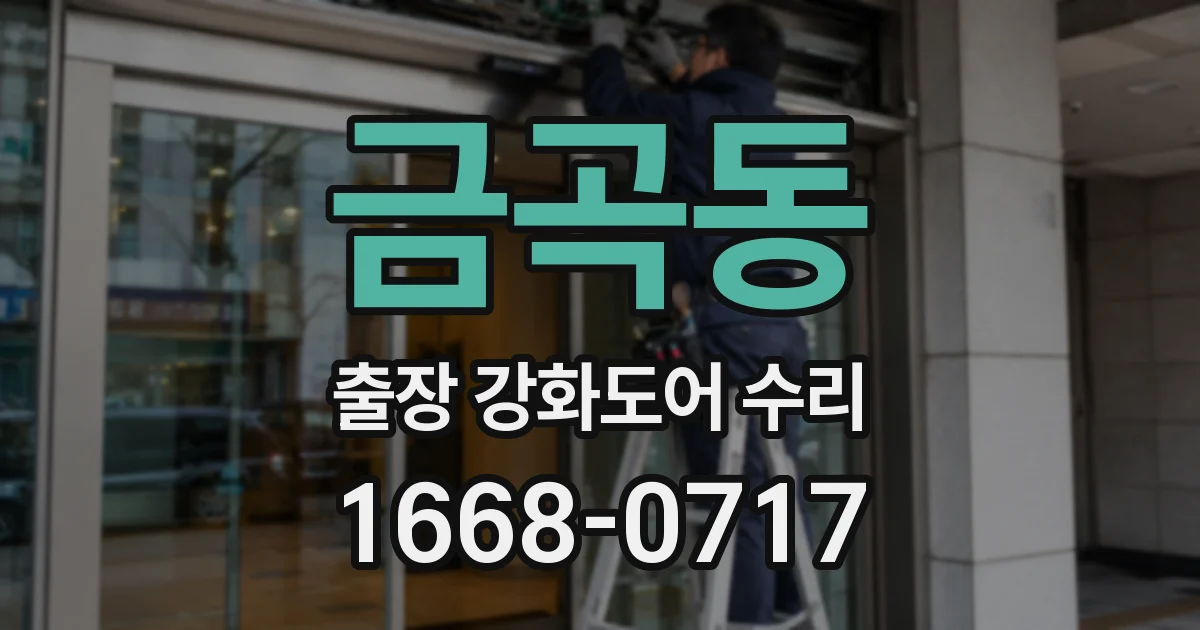 금곡동 출장 강화도어 수리