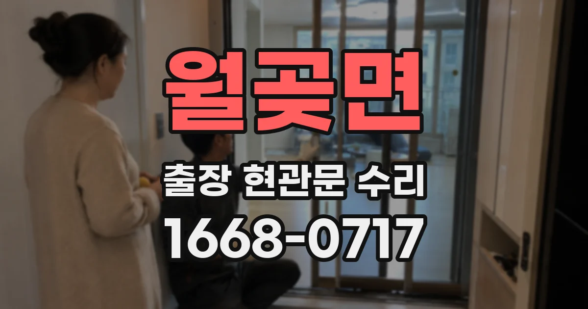월곶면 출장 현관문 수리