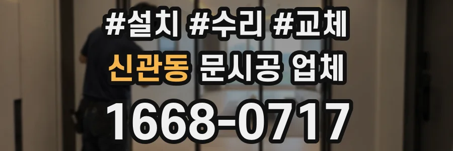 신관동 문시공 업체