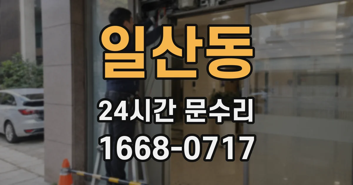 일산동 24시간 문수리