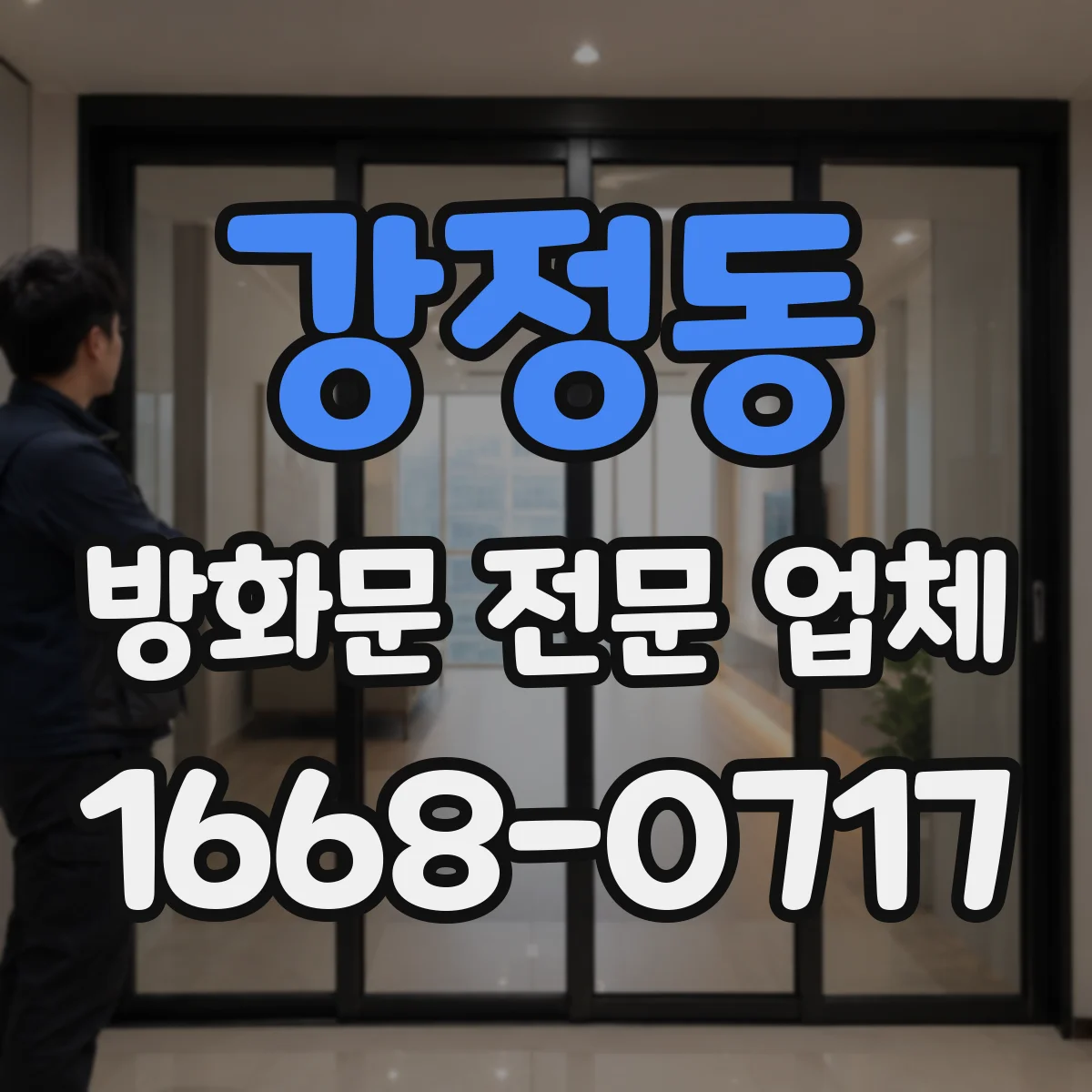 강정동 방화문 전문 업체