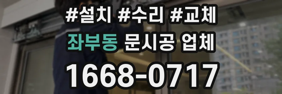 좌부동 문시공 업체