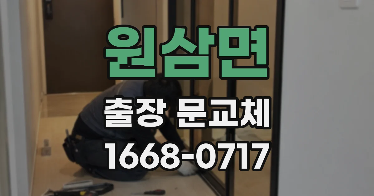 원삼면 출장 문교체