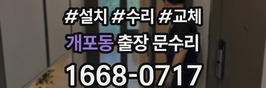 개포동 출장 문수리
