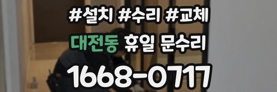 대전동 휴일 문수리