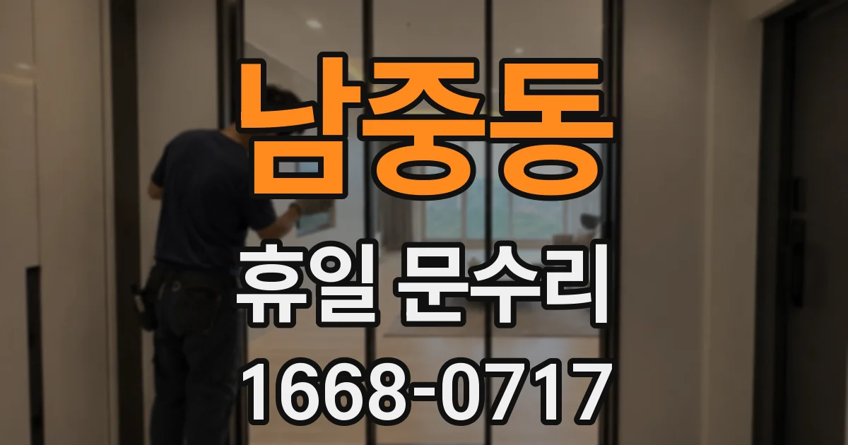남중동 휴일 문수리