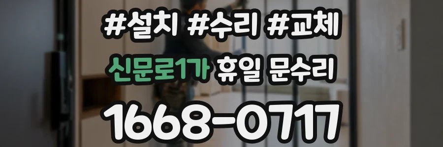신문로1가 휴일 문수리