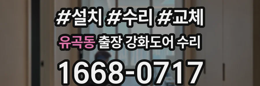 유곡동 출장 강화도어 수리