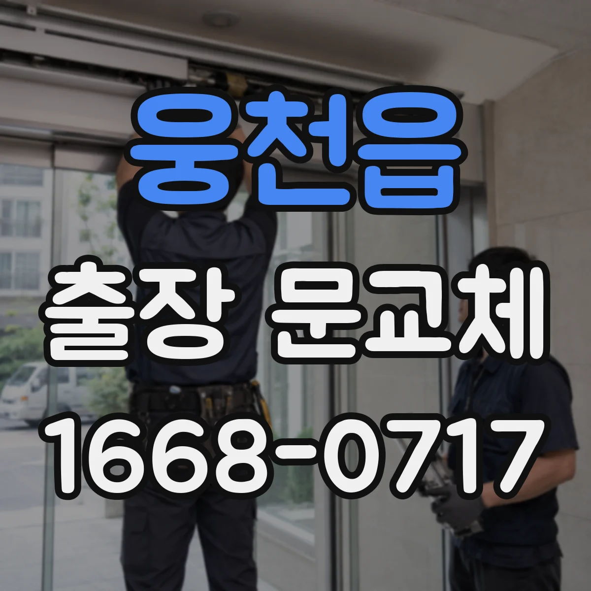 웅천읍 출장 문교체
