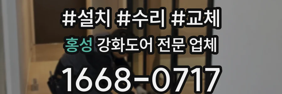 홍성 강화도어 전문 업체