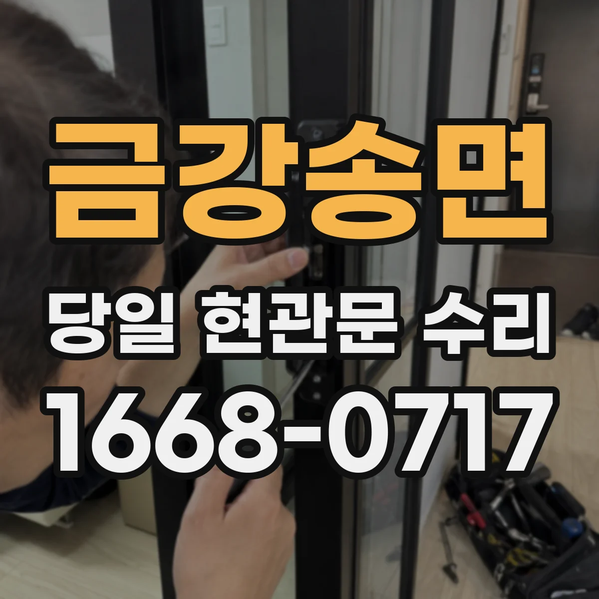금강송면 당일 현관문 수리